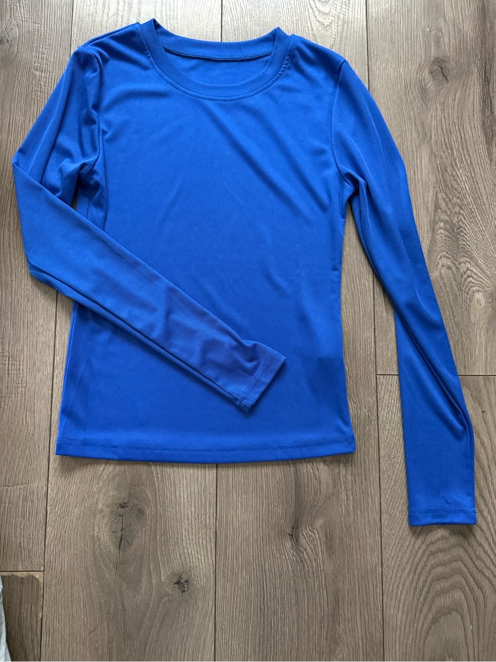 Royal blue long sleeve top